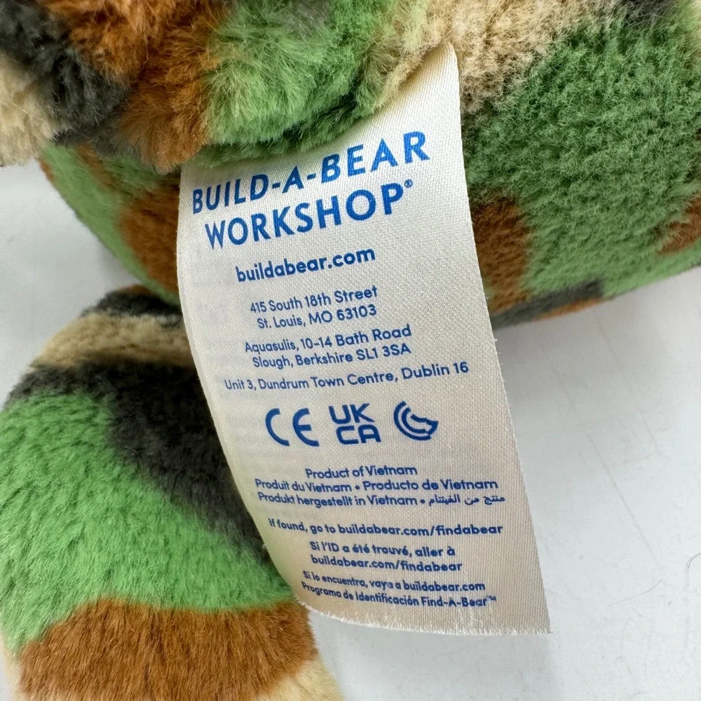 Build A Bear Workshop Camouflage Stuffed Animal 16